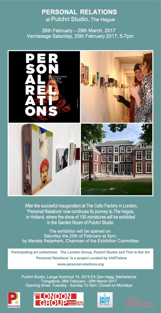 hARTslane (@hartslane) on Twitter photo #PersonalRelations travels to #NL! #PV <a href="/Pulchri/">Pulchri Studio</a> 25thFeb 5-7pm <a href="/TheLondonGroup1/">The London Group</a> <a href="/ThisisnotArtEu/">ThisIsNotArt</a> personal-relations.org #miniature#portrait #PersonalRelations travels to #NL! #PV <a href="/Pulchri/">Pulchri Studio</a> 25thFeb 5-7pm <a href="/TheLondonGroup1/">The London Group</a> <a href="/ThisisnotArtEu/">ThisIsNotArt</a> personal-relations.org #miniature#portrait