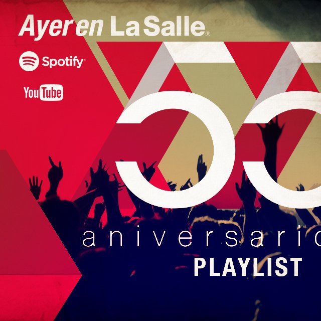 LaSalle_MX's tweet image. ¿Ya escuchaste la #PlayListdel55? 
Acá las rolas elegidas por y para ustedes para festejar #55añosLaSalle lasalle.mx/55