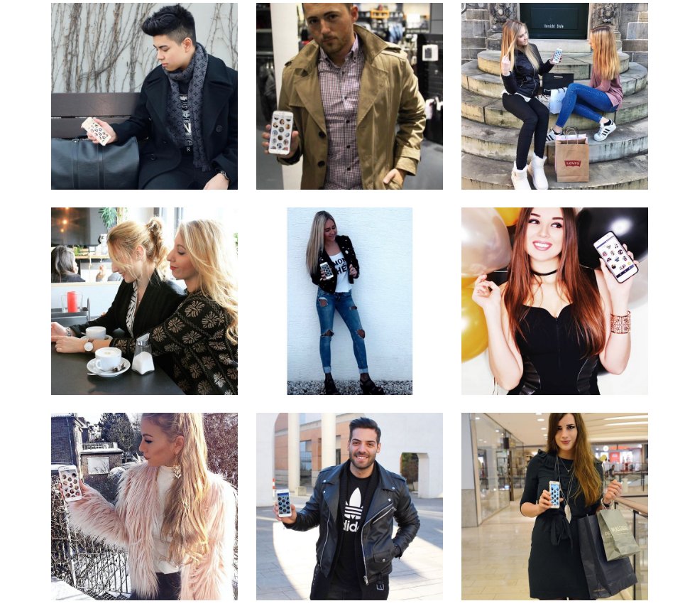 Diese Fotos sehen "zufällig" alle sehr ähnlich aus... Oder? ;) Screenshot #badoomeetsfashion bei Instagram.