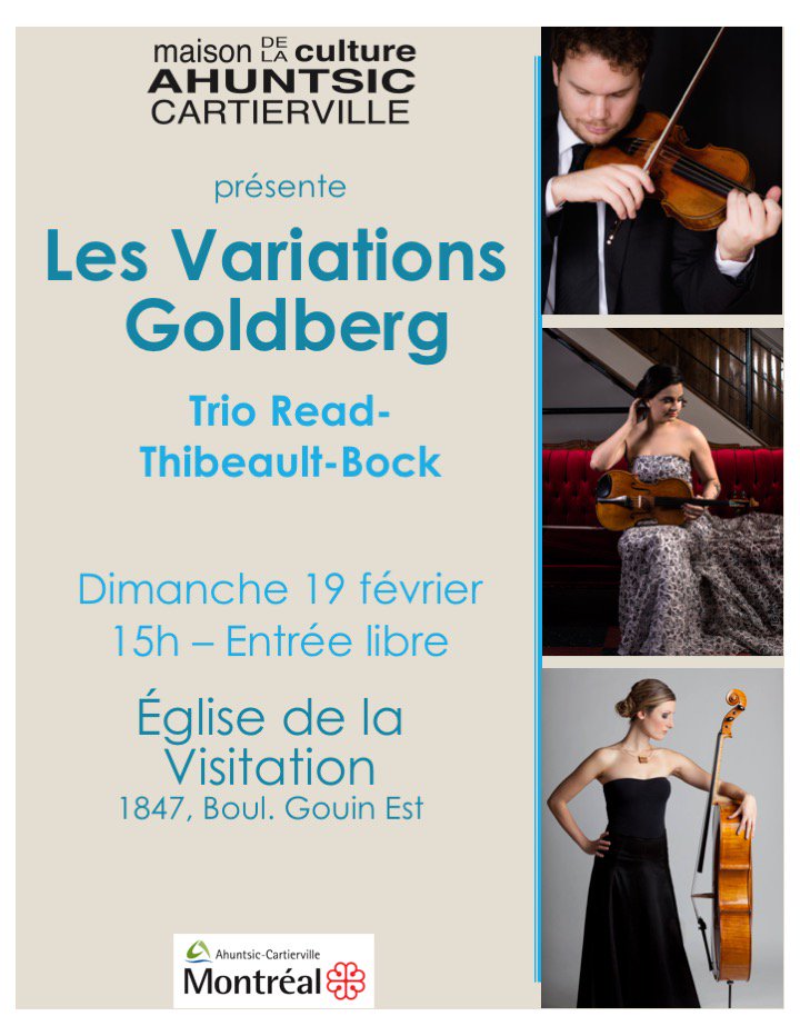 Le trio Read-Thibeault-Bock sera à <a href="/AhuntsicCartier/">AhuntsicCartierville</a> ce dimanche dans les Goldberg@AhuntsicEnFugue, on s'y retrouve? #revelationsrc <a href="/LaSCENA/">La SCENA</a>