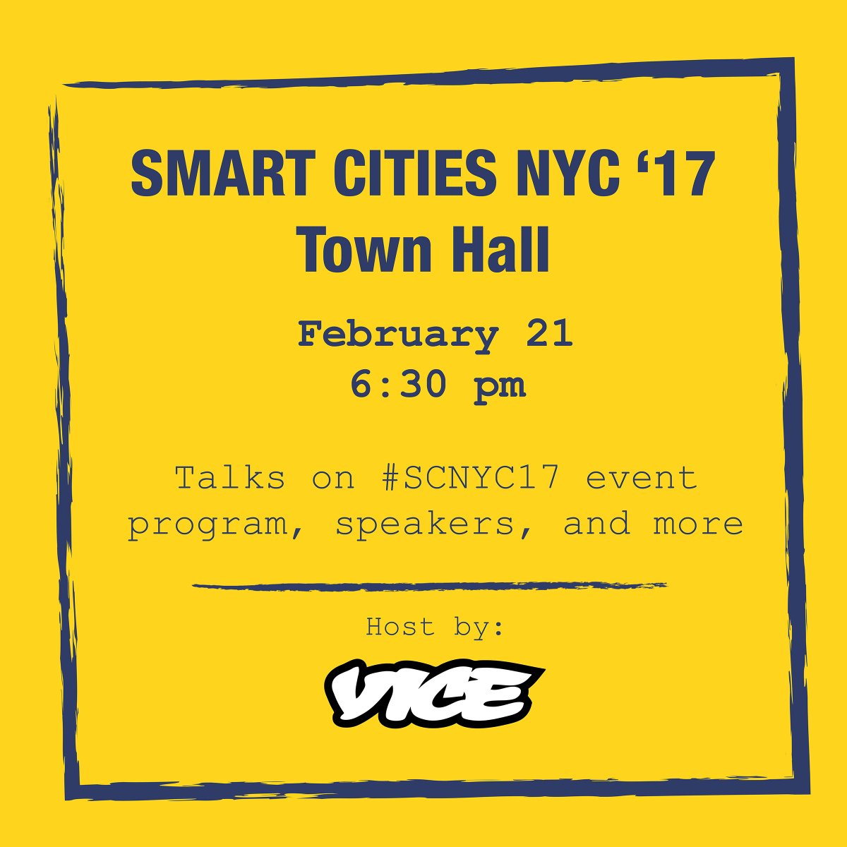 Join our Feb 21 Town Hall <a href="/VICE/">VICE</a> for exciting news on recently released event program, speakers, and advisory board! goo.gl/Ikvt8H