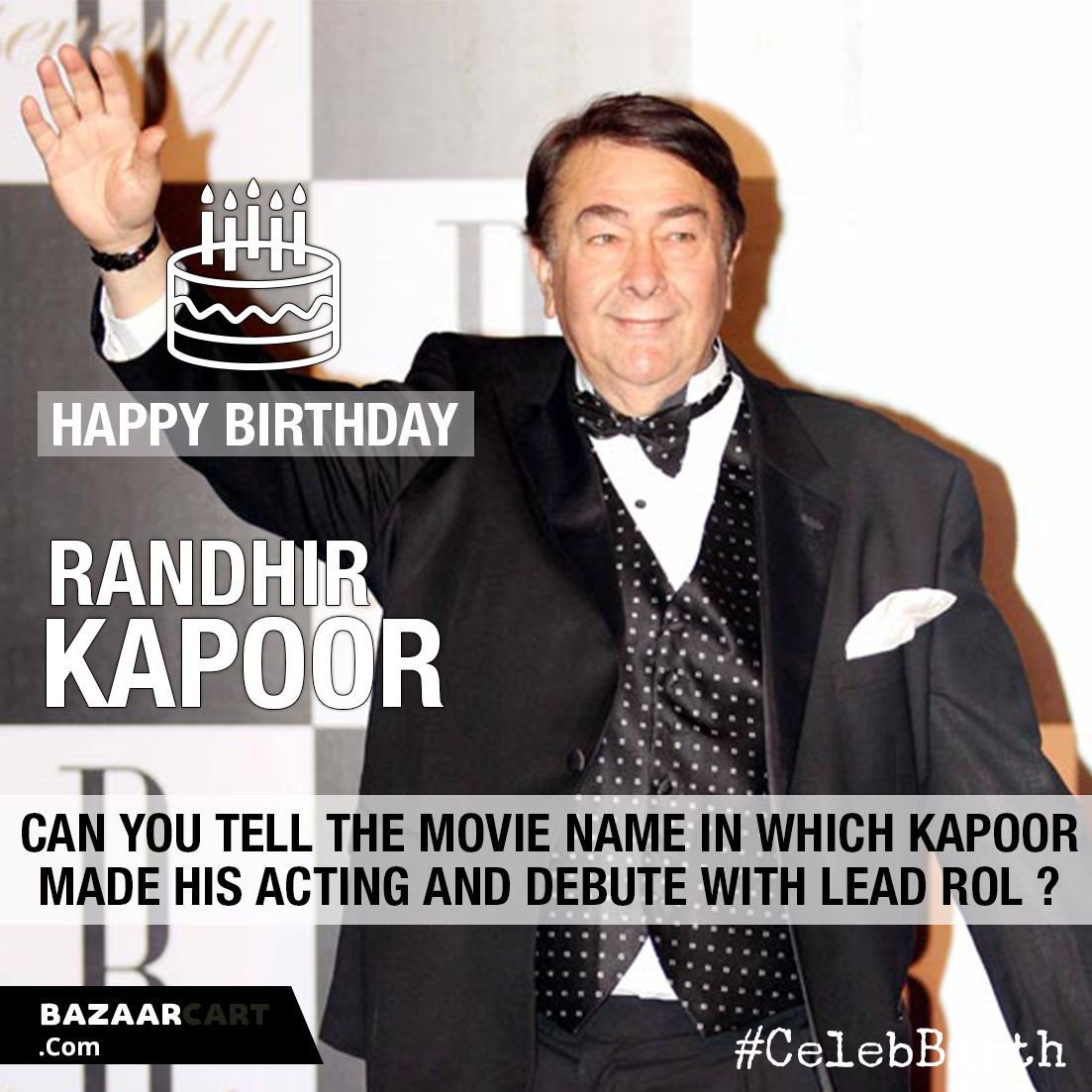 Wish you a very happy birthday to Randhir Kapoor  