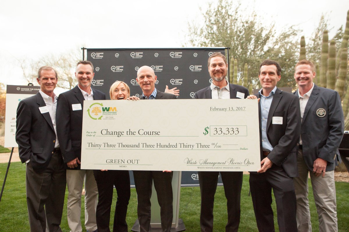 Big thanks to <a href="/WasteManagement/">WM</a> and the Thunderbirds for 3 straight years of #ChangetheCourse partnership and support of Arizona rivers.