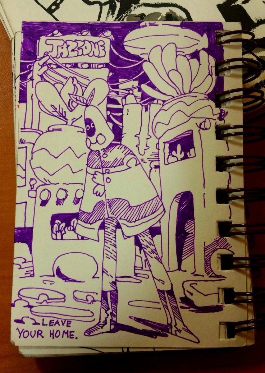 yesterday a dog I live with met a skunk and now my house is stinky so I am drawing in a subway sandwich shop 
