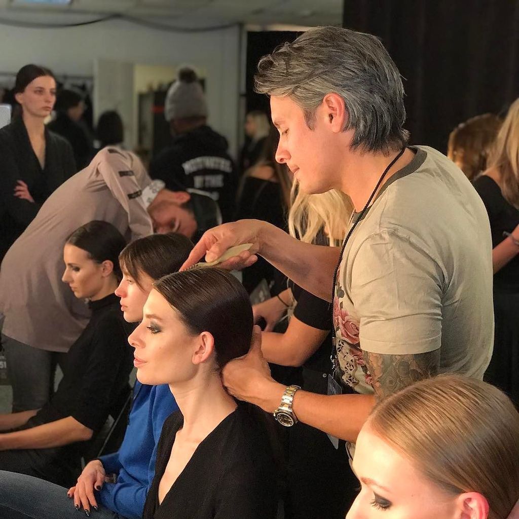 MarcMenabeauty's tweet photo. Killings it at fashion week #nyfw #mimiprober #lead #MARCdIT #MARCd https://t.co/X9G5m4RLfQ https://t.co/wtdHVGqonL