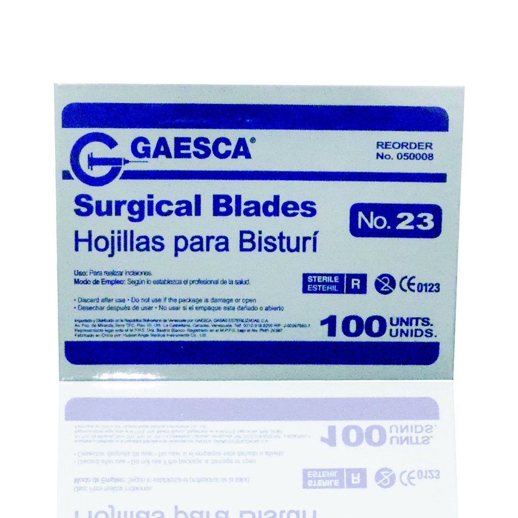 TutorialesMCV's tweet image. Hojillas de bisturí marca Gaesca caja por 100 unidades. ( disponibles todos los números )