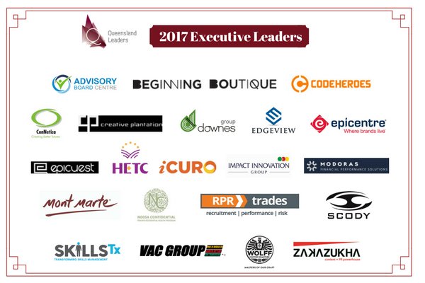 qldleaders's tweet photo. We welcome all new @qldleaders Executive Leaders to the 2017 Series - Take a look at the companies we will be working with! #qldleaders https://t.co/7QjYvw4fni