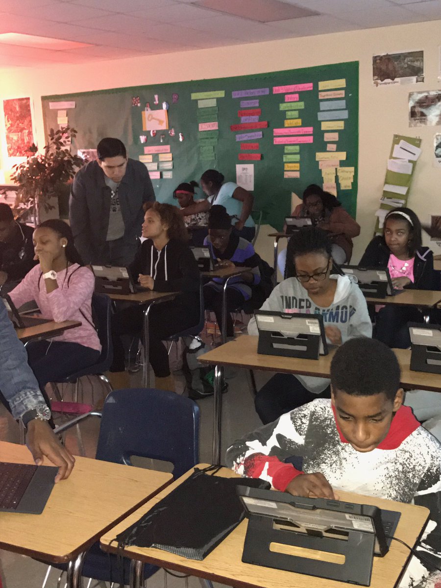 You get a SURFACE, and you get a SURFACE. Congrats to the RMS Deployment Team for a successful 1st day! Yippee, 7th grade has their Devices!