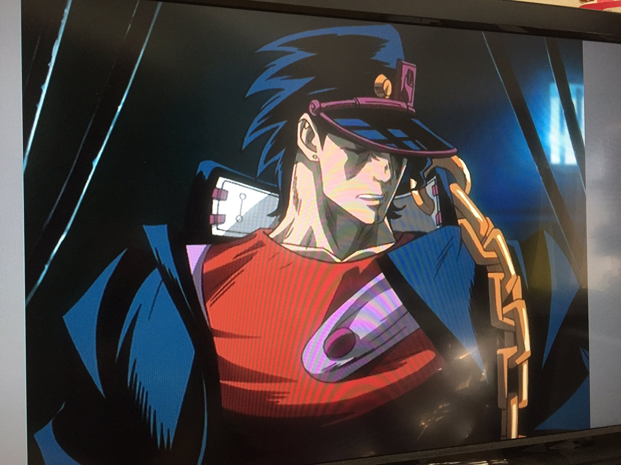 ジョジョ　OVA　販促　非売品ポスター　承太郎 ジョジョ OVA 非売品ポスター 承太郎 - ポスター