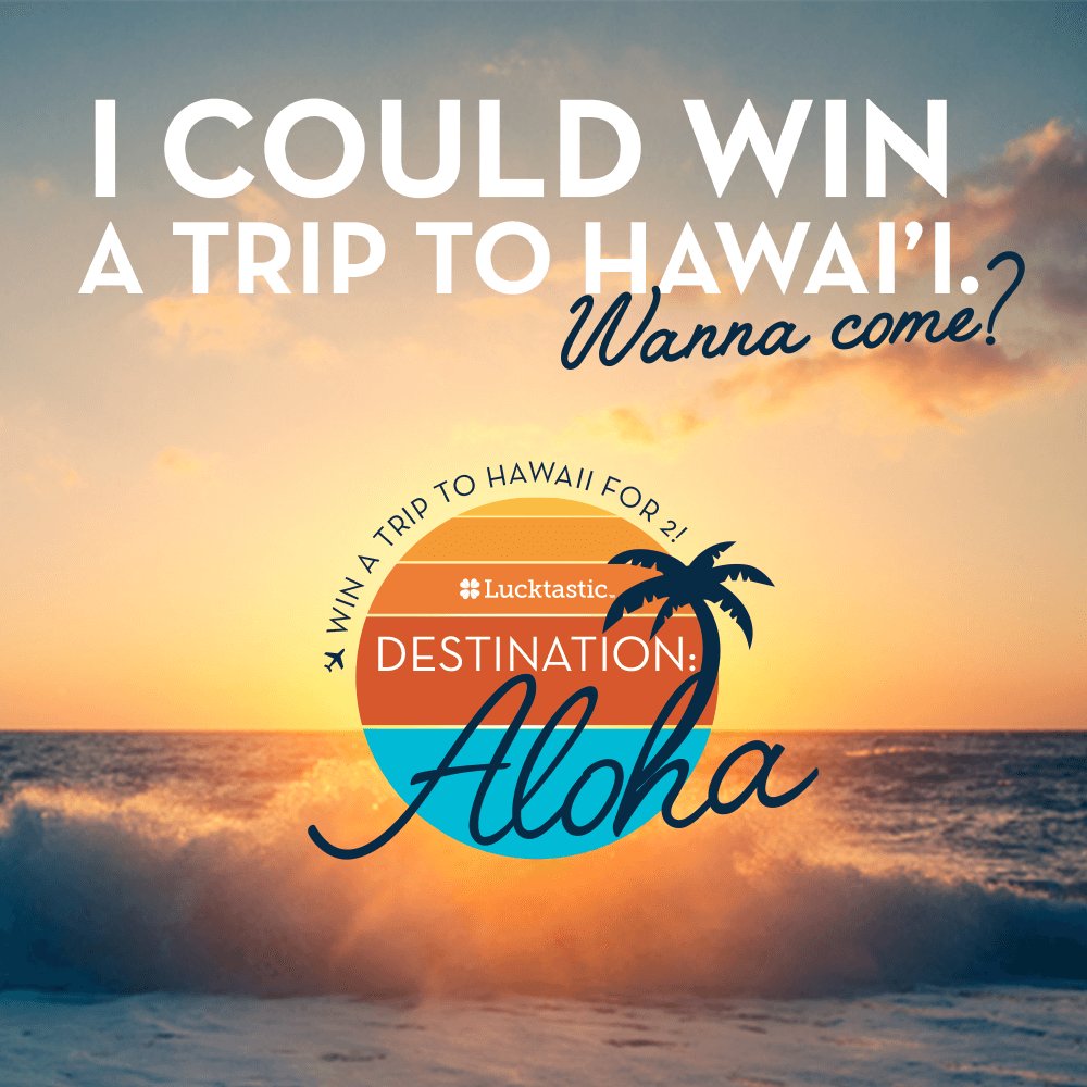 OVSolutions's tweet image. Come join me for a Hawaiian Getaway! lucktastic.com/twShareFunnel