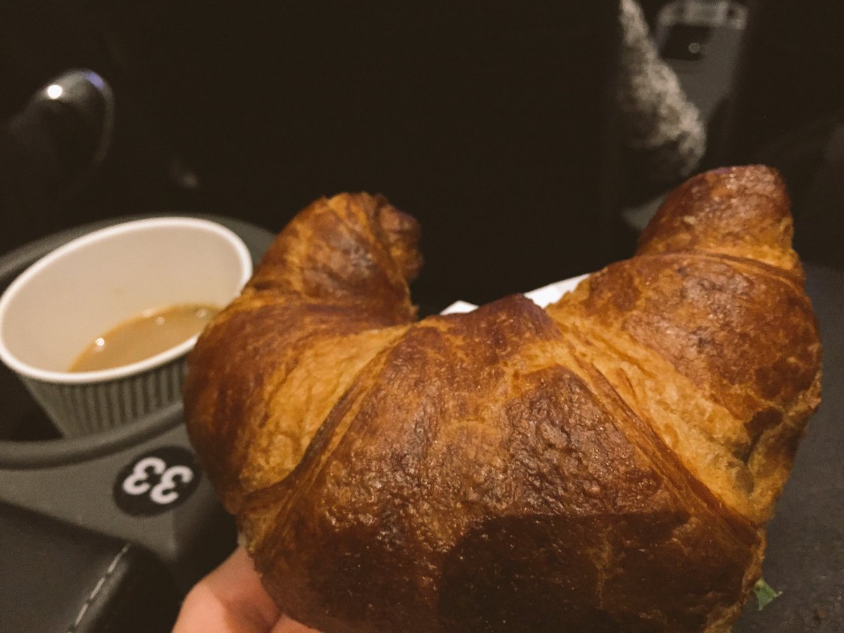 Being treated with a coffee and a croissant is a pretty good start to a morning. Thanks to #digitalist