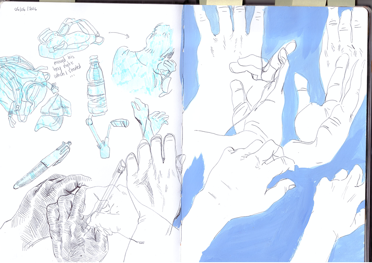 i was going through one of last year's sketchbooks 