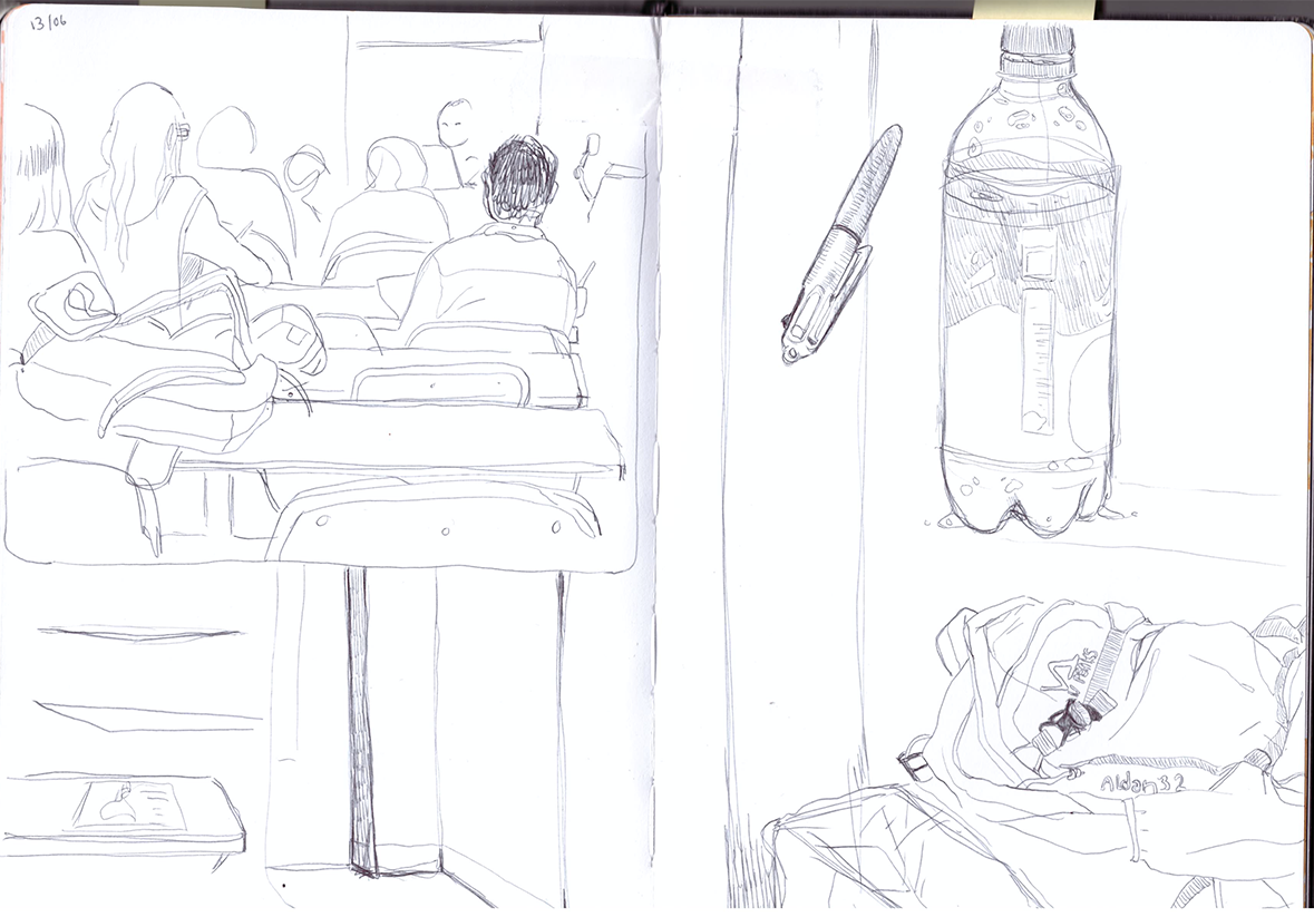 i was going through one of last year's sketchbooks 