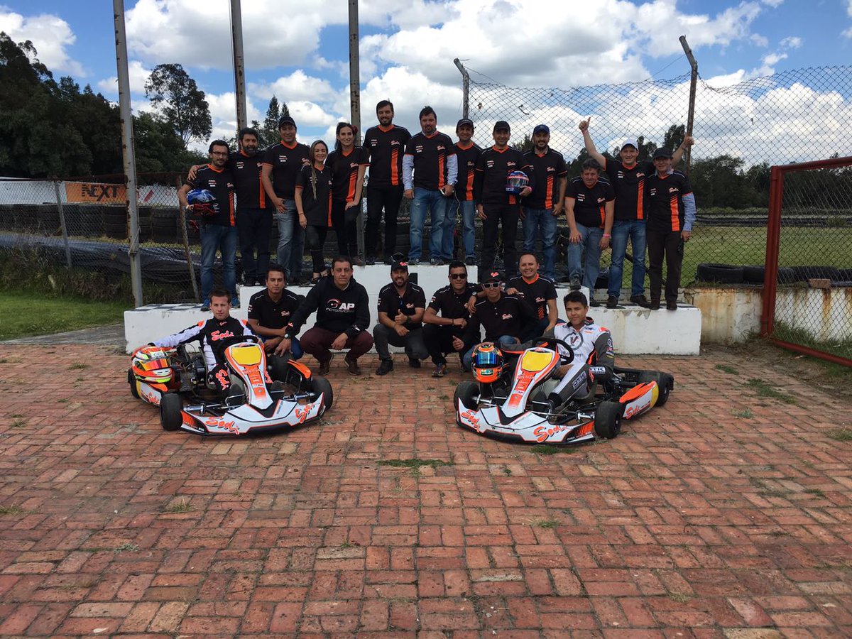 #DesafioKartAP hoy con <a href="/Autopress_Col/">Autopress</a> y dos grandes del kartismo mundial. Gracias AP Group <a href="/juanclopa/">Juan Clopa</a>