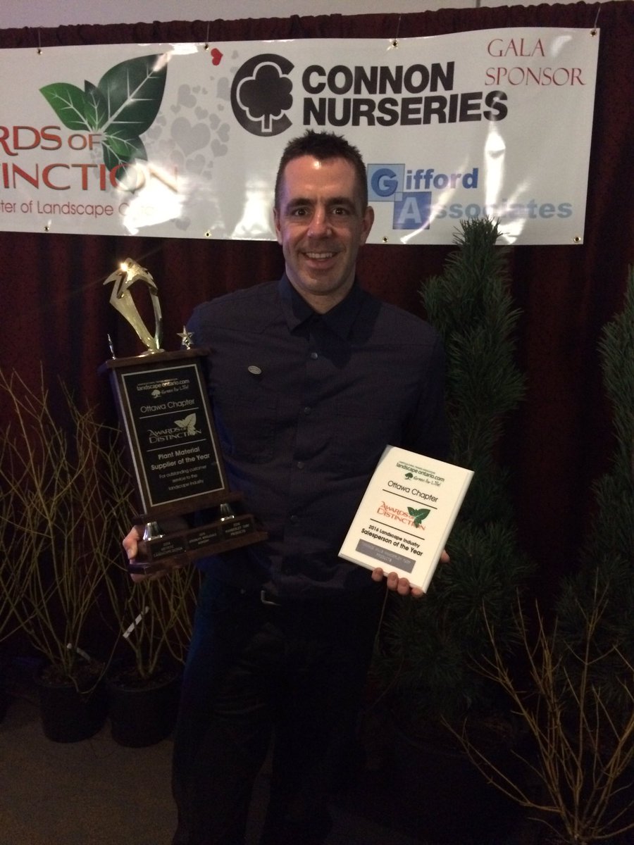manderleyturf's tweet photo. Congrats to Terence Hills on being named Salesperson of the Year and Manderley on winning Best Plant Material Supplier! https://t.co/ojkZF2GXaY