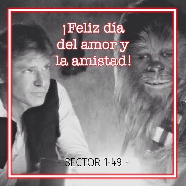 Sector149's tweet photo. ¿Celebraste el día con tus #BFFs o con #Bae?
#SanValentin #Friends #StarWars #HanSolo #chewbacca #Sector149 #Blog https://t.co/w5Y5Mc02of