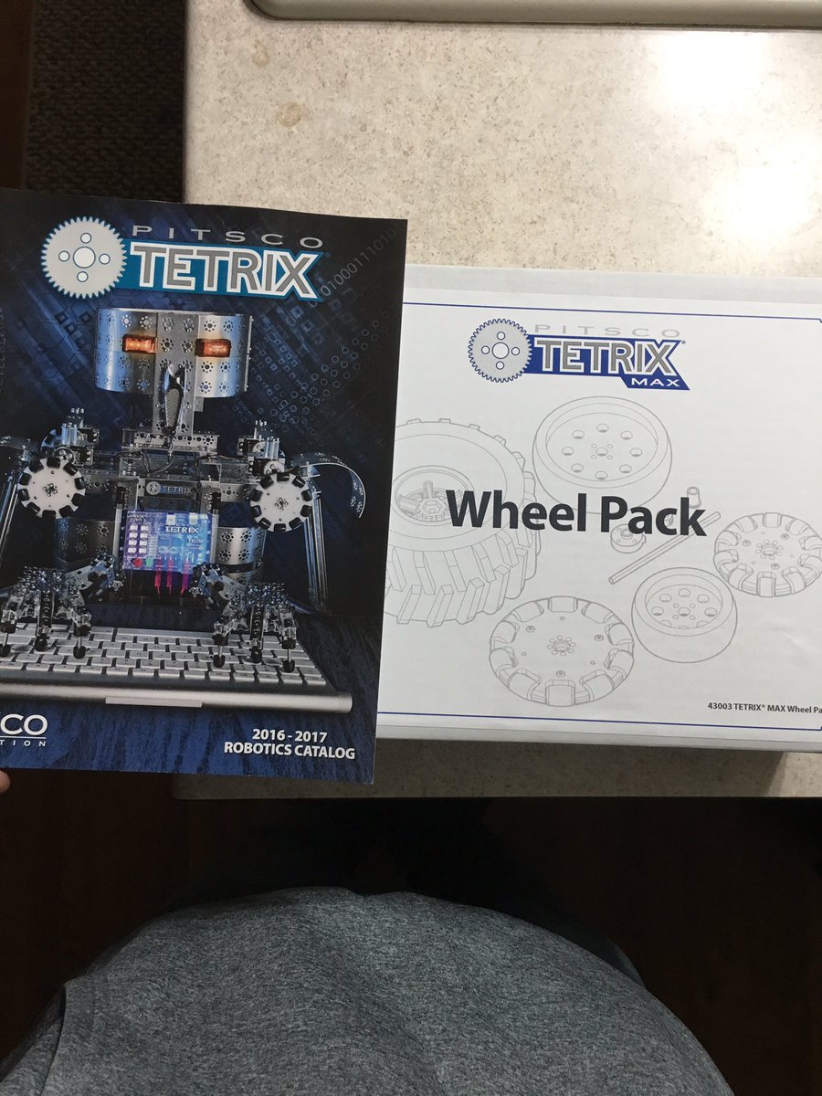So excited to receive this in the mail today!! Thank you <a href="/TETRIXrobotics/">TETRIX by Pitsco</a> we will put this to great use #thankyou