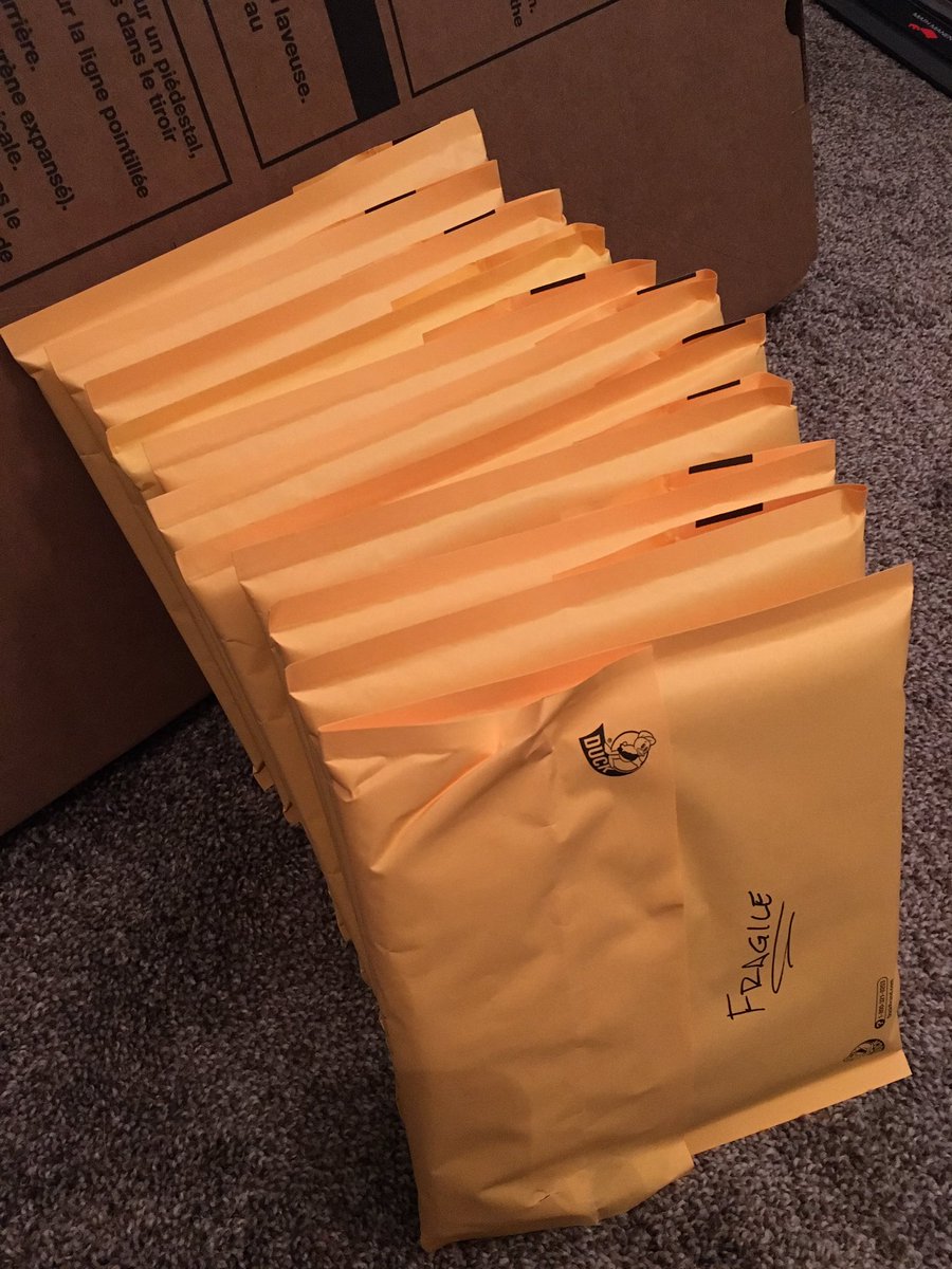 Packed some 7" orders. Everything will go out Friday. climatexvx.bigcartel.com