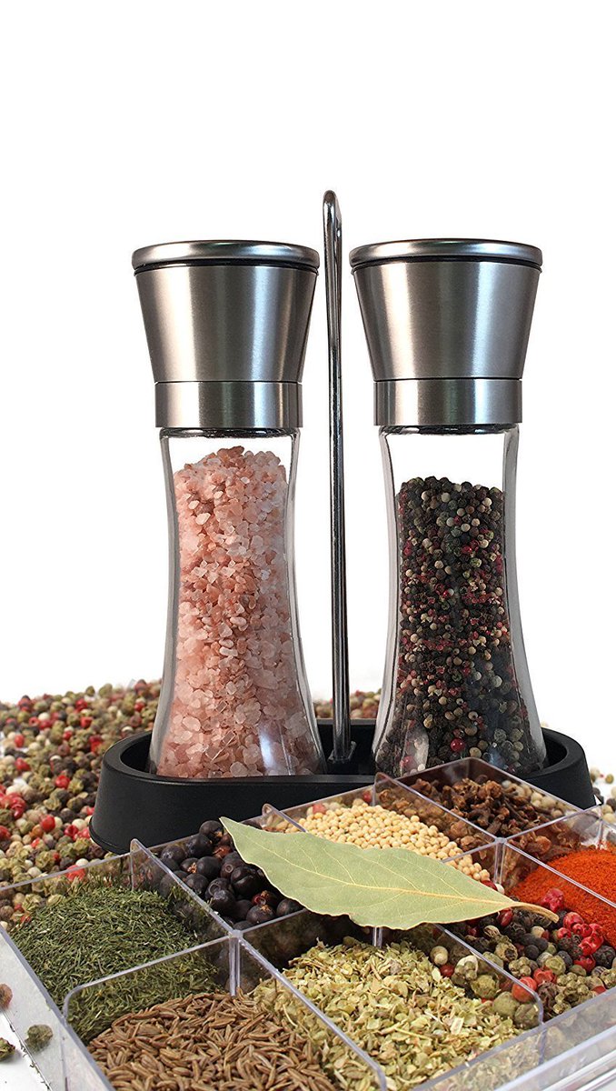 Great #Gift Idea!

Exclusive Salt &amp; Pepper #Grinder Set Stainless Steel, Large &amp; Tall with Stand amzn.to/2fwvL1E #giftideas #kitchen