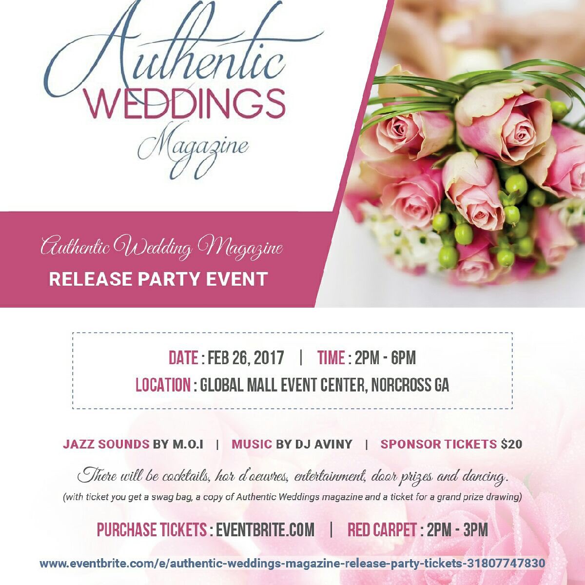 Come on down and support our first issue during our release #party! All are welcomed! #NorcrossGeorgia #weddings #magazine #weddingmagazine
