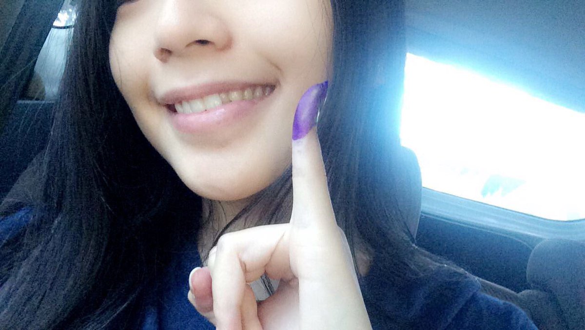 _shaniagracia31's tweet photo. For the 1st time nyoblos hahah soo excited😆 https://t.co/va2fdh4C1w
