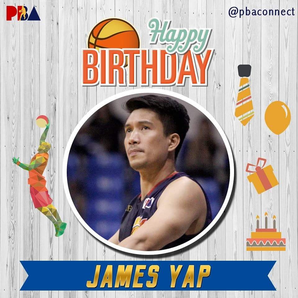 Happy Birthday  Babe James  Yap!  Stay handsome and 3point shooter    