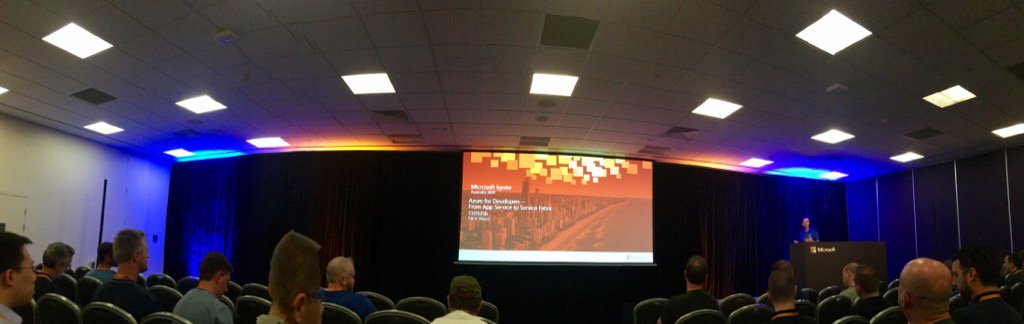 #msauignite - Nick Ward demystifying Azure for developers