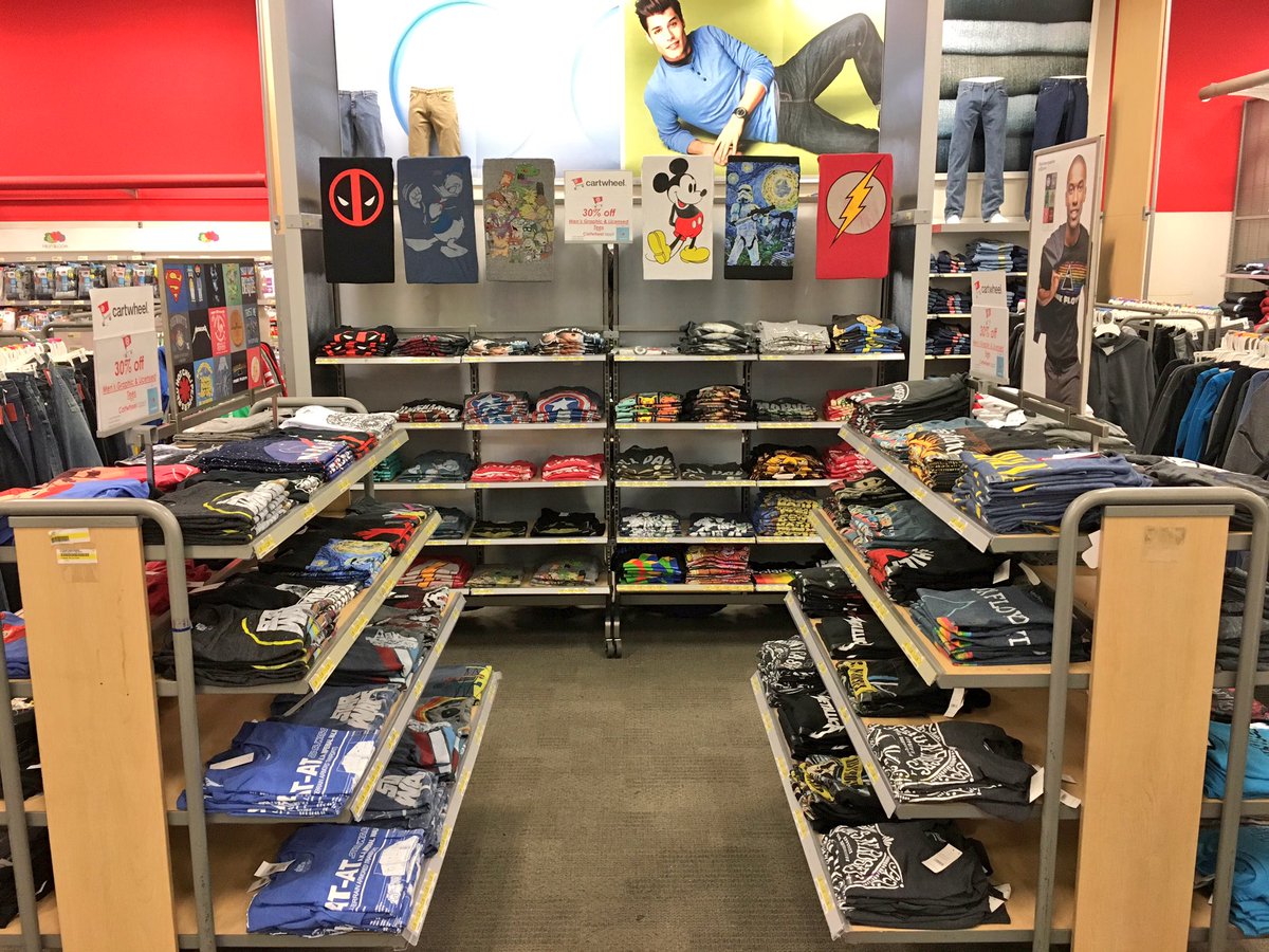 kristi_kawakami's tweet photo. Made some bold changes in men's &amp; opened up a graphic tee's shop with denim/Mossimo behind! https://t.co/4lrZ41lfxi