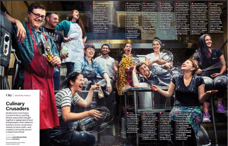 Culinary Crusaders @ Commissary Connect!! Thank you <a href="/vanmag_com/">Vancouver Magazine</a> for dusting us with sugar and making us all pretty like for the March issue!