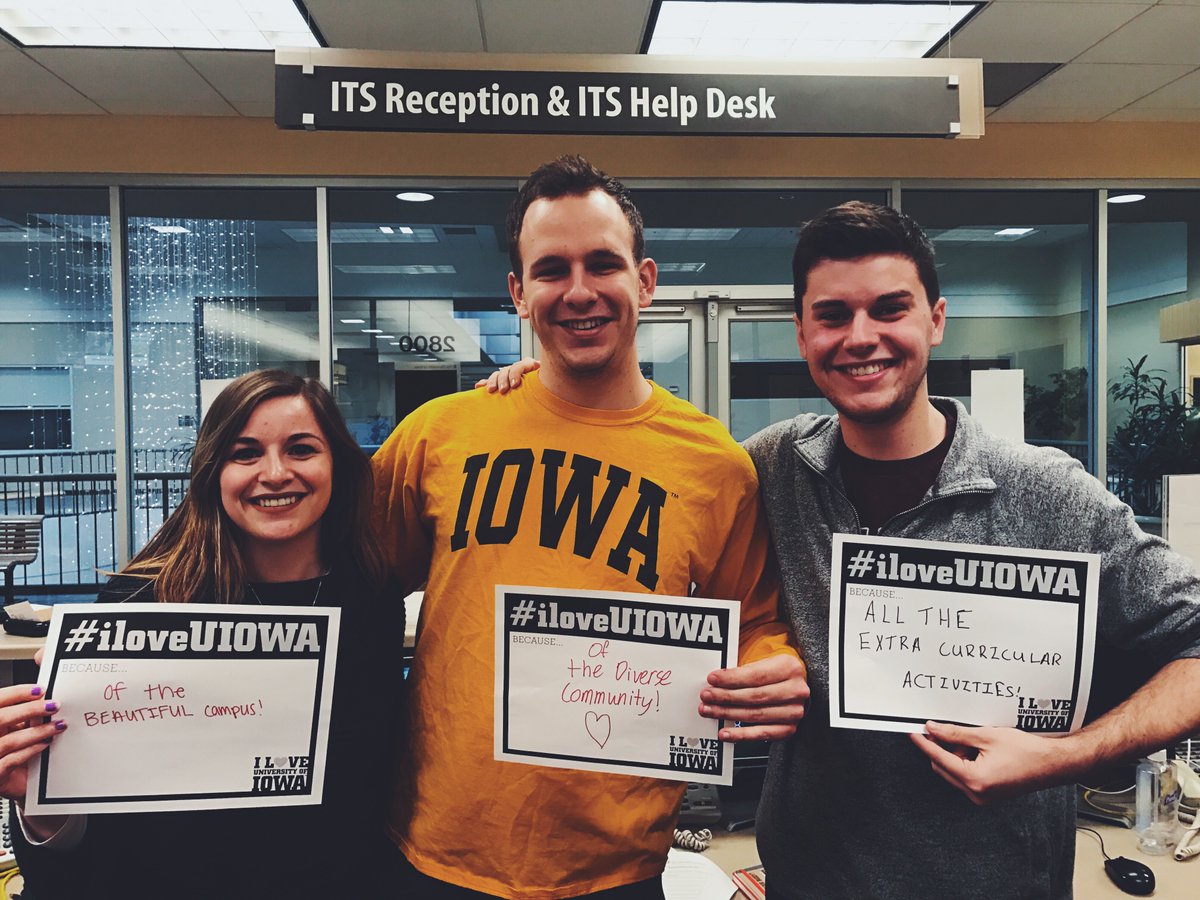 Its University Of Iowa On Twitter Its Help Desk Staff Love
