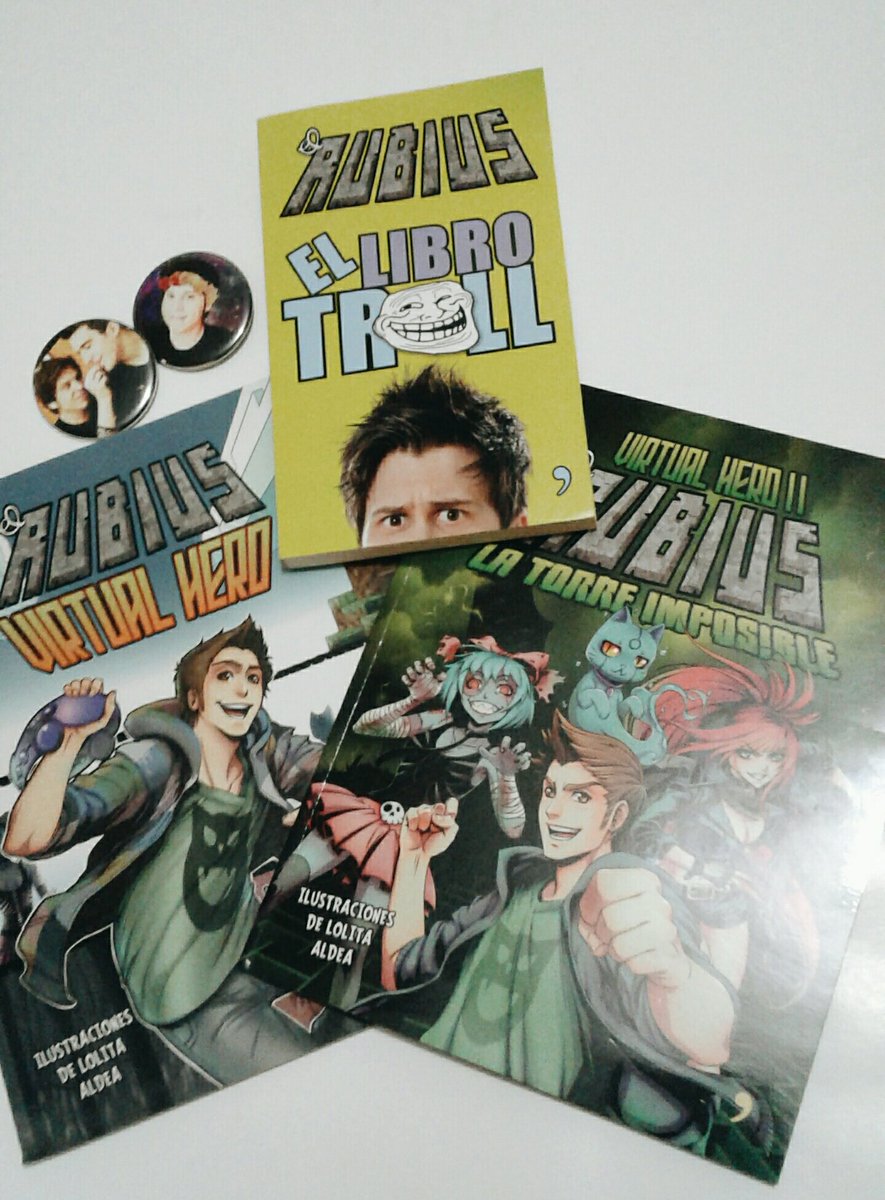 isadobla's tweet photo. Mi autoregalo de San Valentin💚💚
Ya los tengo todos🎉🎉, solo me falta en pequeño RUBIUS😔#LibroTroll #VirtualHero #FelizSanValentin @Rubiu5 😍😍 https://t.co/KQePqWBWNp