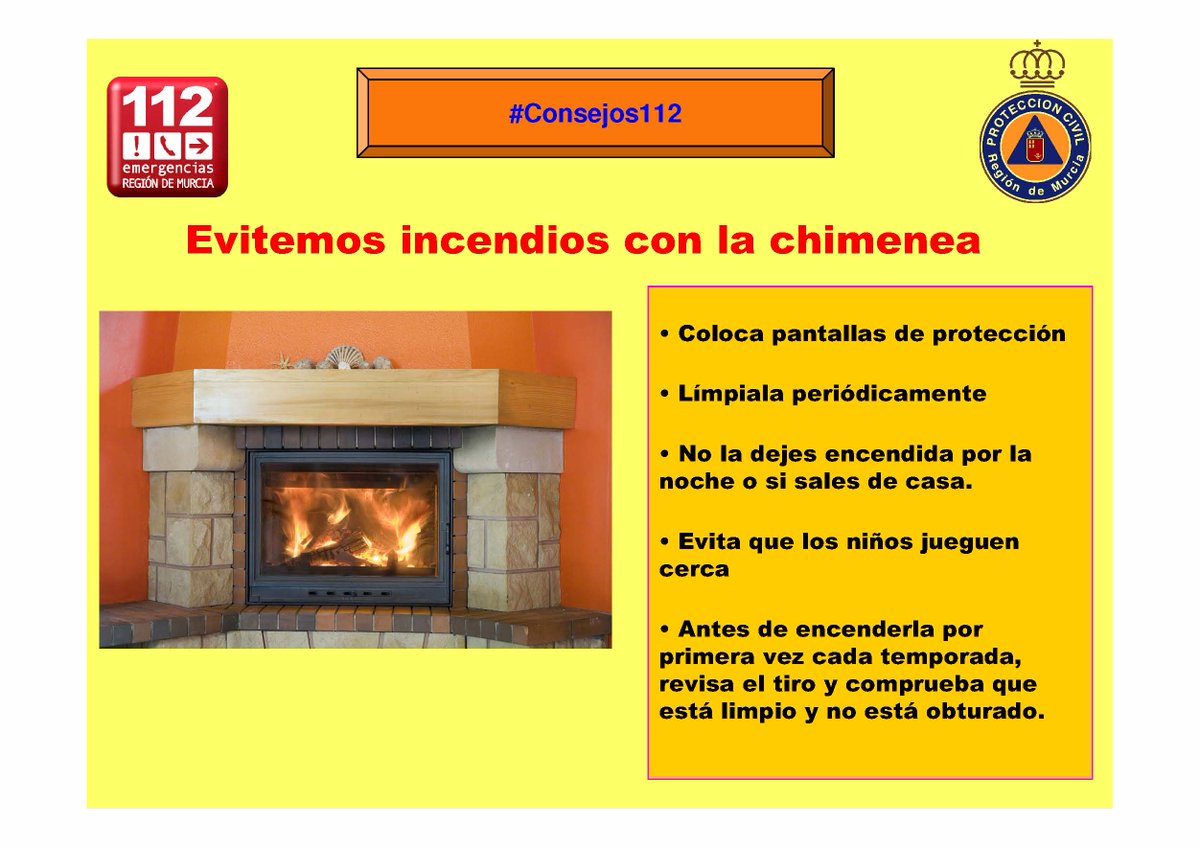 112rmurcia's tweet photo. 09.34 h. #BomberosCEIS han apagado el incendio en la chimenea de una vivienda en #FuenteÁlamo.
Aquí van unos #Consejos112 para las chimenas https://t.co/Qgr6YTDxhw