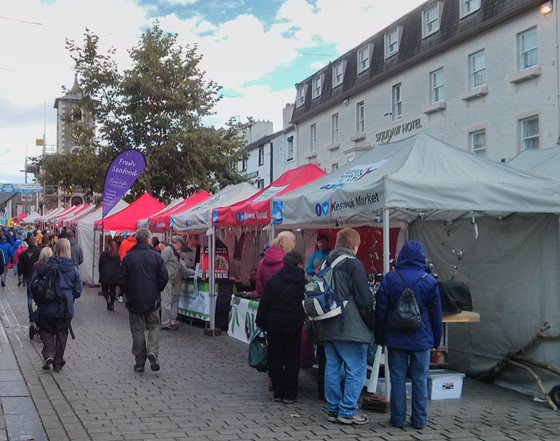 KeswickTourism's tweet photo. The weekly Thursday @keswickmarket returns tomorrow after a short break. Looking forward to seeing the market square bustling with shoppers. https://t.co/Vzd9zmGoNV