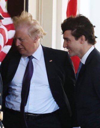 Trump_is_fat's tweet photo. It's not trump's weird hair or face that's keeping PM Trudeau from getting inside. It's his fat belly.
#TrumpisFat https://t.co/p2PcMc7rb2