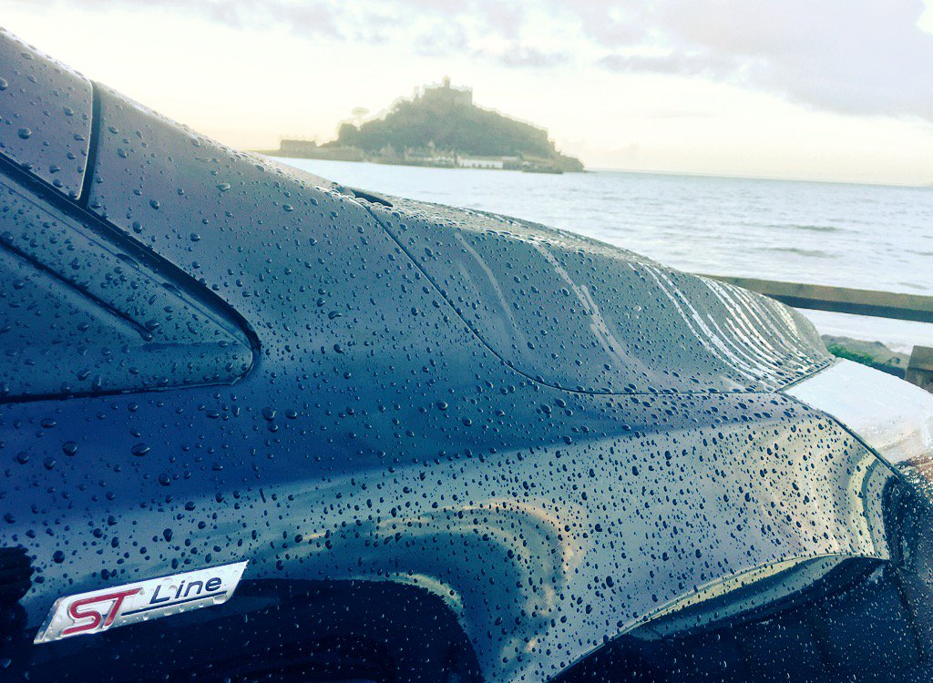 The perfect place for trying out the multifaceted new #FordKuga ST line. <a href="/ntmichaelsmount/">St Michael's Mount</a> #cornwall #MOTORING