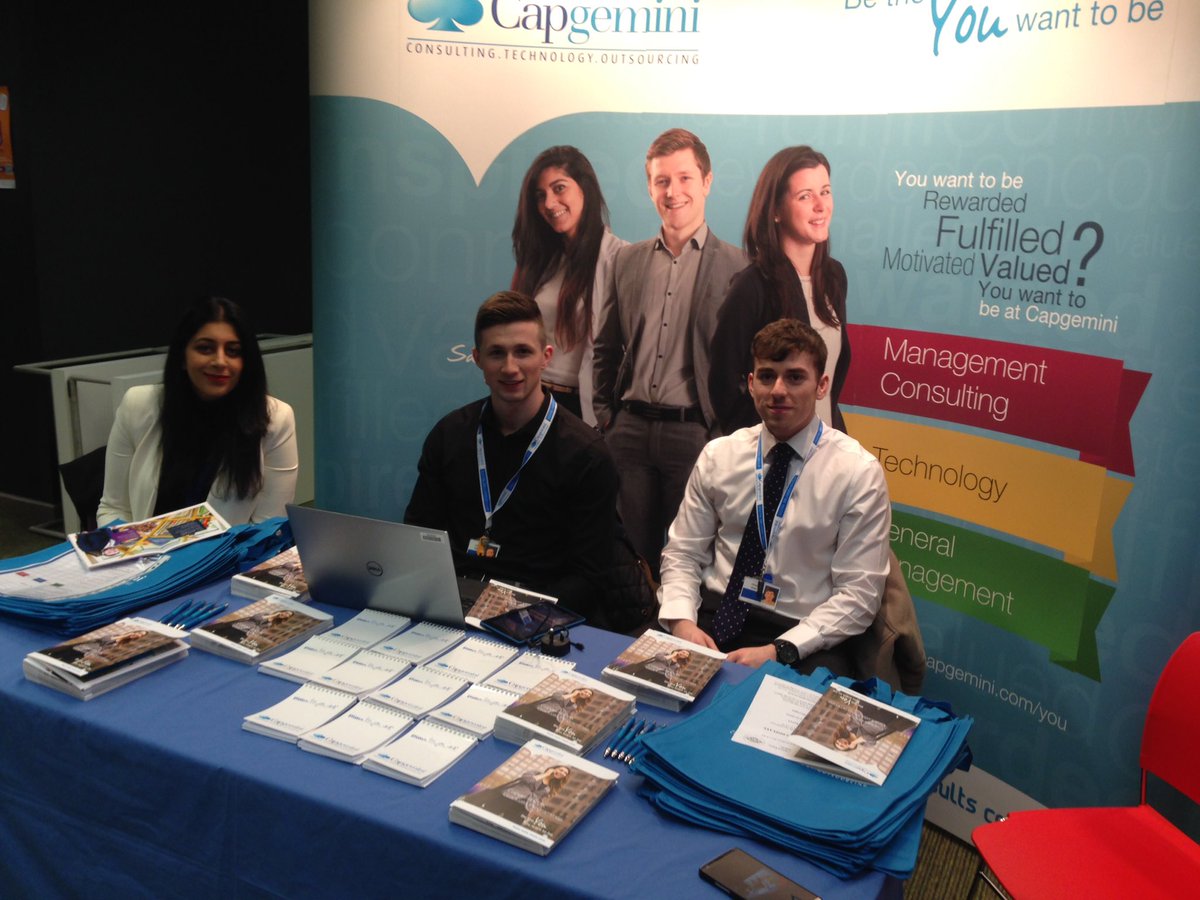 olirose28's tweet photo. All set up and raring to go at @wlv_uni careers fair @CapgeminiUKppl #LifeAtCapgemini #CapgeminiCareers #wolverhampton https://t.co/HnPUYfmA4v
