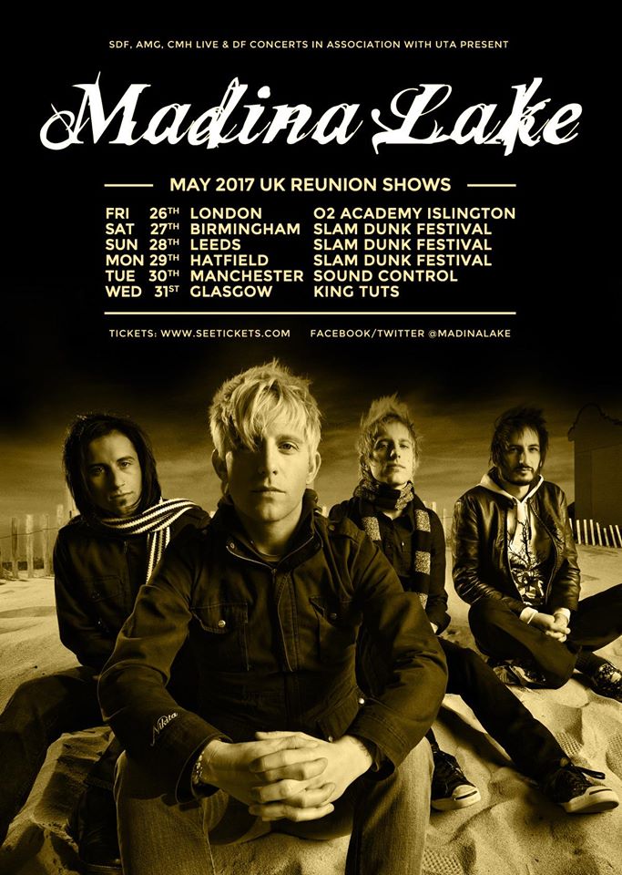 So <a href="/madinalake/">Madina Lake</a> are back and they're coming for <a href="/SlamDunkMusic/">Slam Dunk Festival</a>!