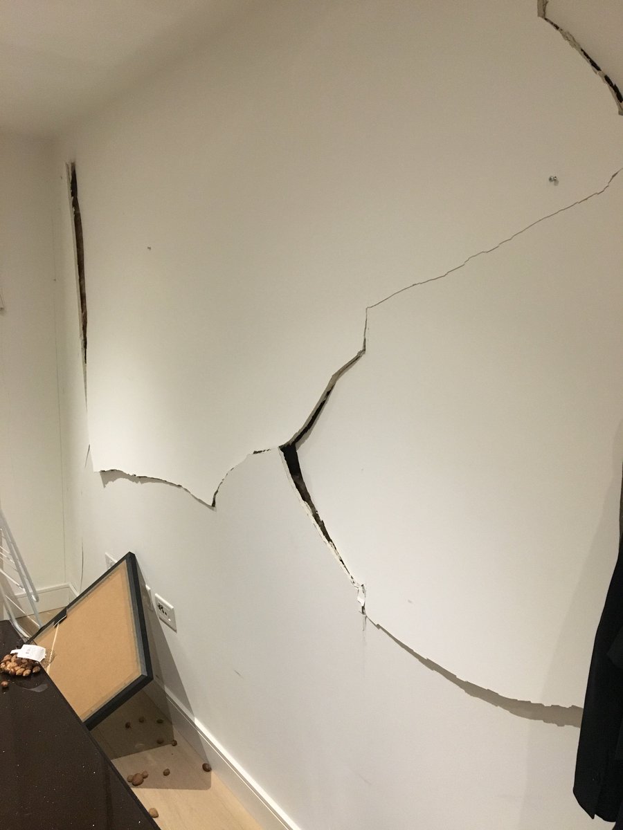 LondonFire's tweet photo. The deodorant can next to a candle effect - Blast from an exploding aerosol can damages #Shoreditch flat https://t.co/teuoJ5Nfzn https://t.co/PQS3e8vBJL
