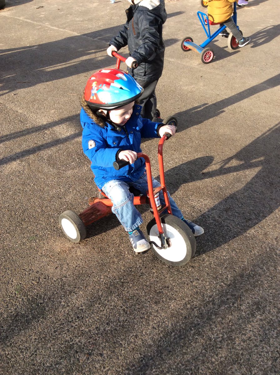 From pirates to racing cars and from climbing to making cakes, it's all go today with the children in nursery #outdoorfun #imaginationskills
