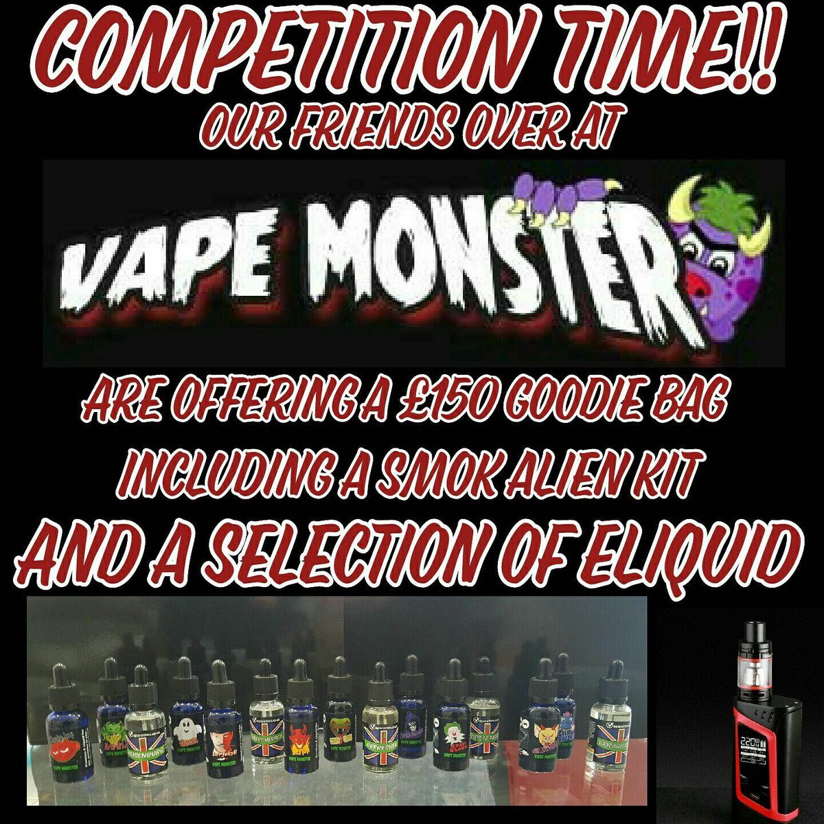 VapeMonster Liquids tweet media