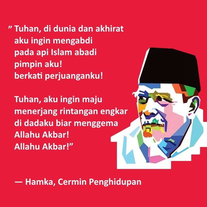 Tuhan, aku ingin maju.
Menerjang rintangan engkar.
Di dadaku biar menggema :
Allahu Akbar !
Allahu Akbar !