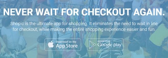 debweinswig's tweet photo. Startup @UseShopic enables users to skip the checkout line by letting them purchase items directly through the #app https://t.co/wOi6hyiDZ0 https://t.co/TOkK5itqY7