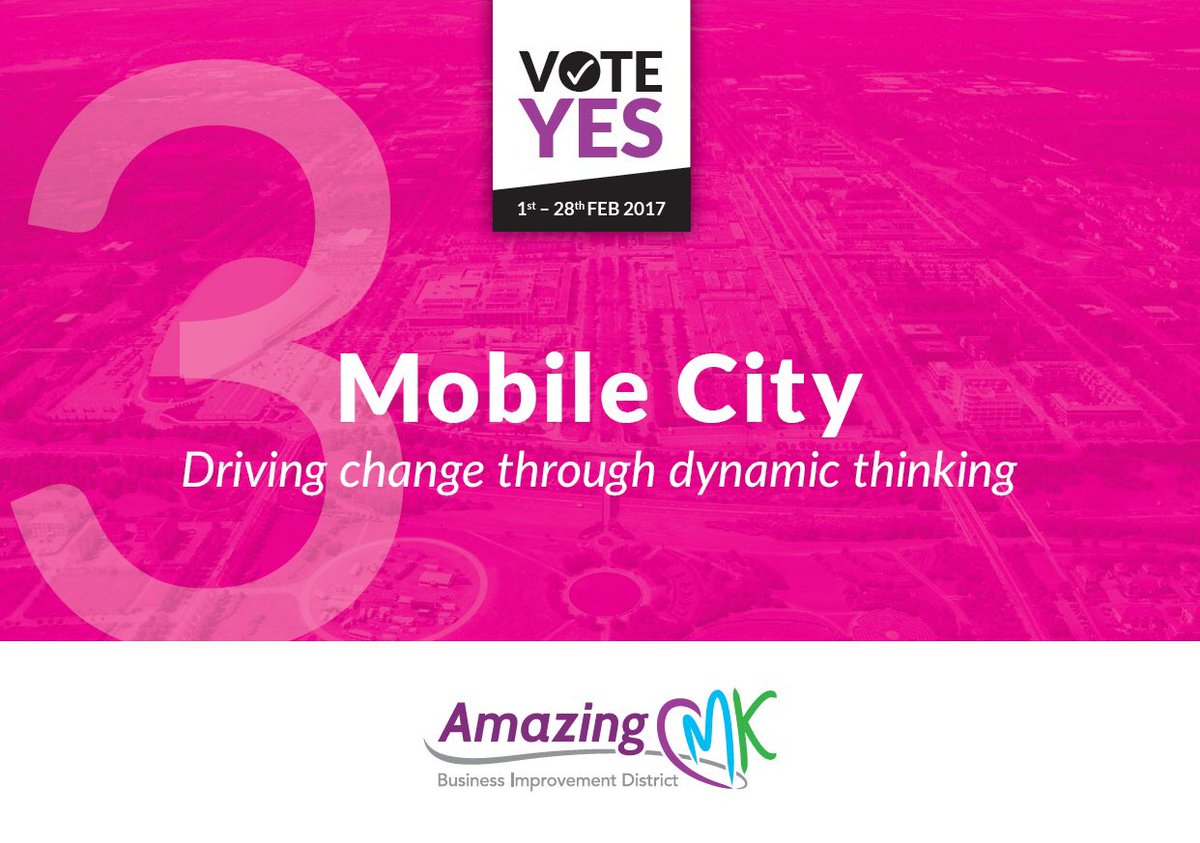 miltonkeynesccm's tweet photo. The third #AmazingCMK BID theme is #MobileCity. Yes, that means parking and movement around CMK! Vote YES and we'll deliver... https://t.co/tQCyu8q5JQ