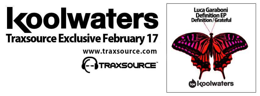 KoolwatersGroup's tweet photo. D-2 #Definition @lucagaraboni #Koolwaters Recordings @traxsource exclusive https://t.co/Vv7yjECYGR