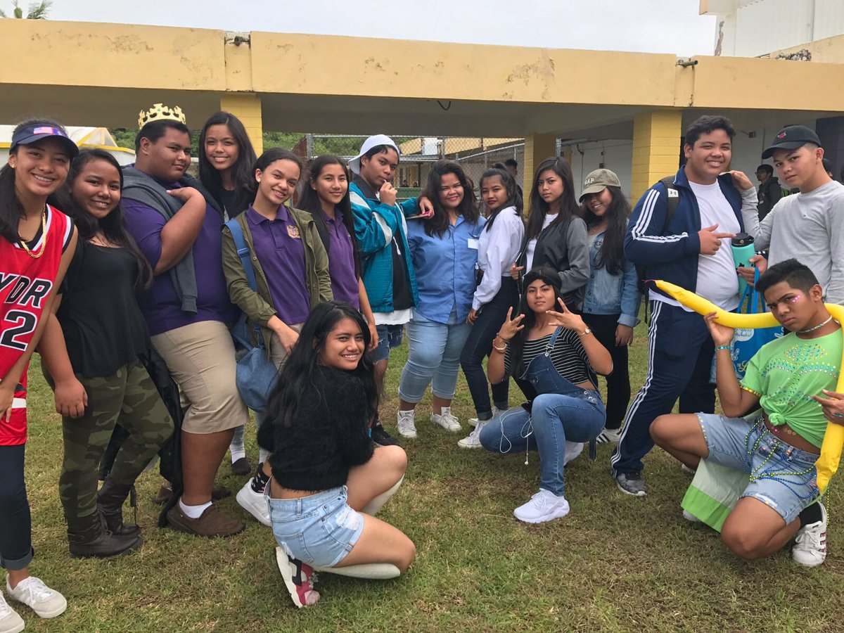 gwhssba's tweet photo. Pop Icons of the decades!🎤💥 Spirit Week day 3! 💜💛 https://t.co/Bg6dj2Mw0d