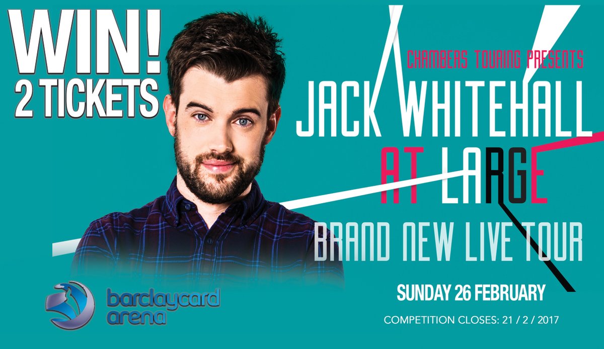 WhatsOnBrum's tweet photo. #WIN!
2 TICKETS to see @jackwhitehall's At Large show at @BcardArena #Birmingham 26 Feb. Simply RT before 21/2 to enter! https://t.co/v2tcy0y8Uj