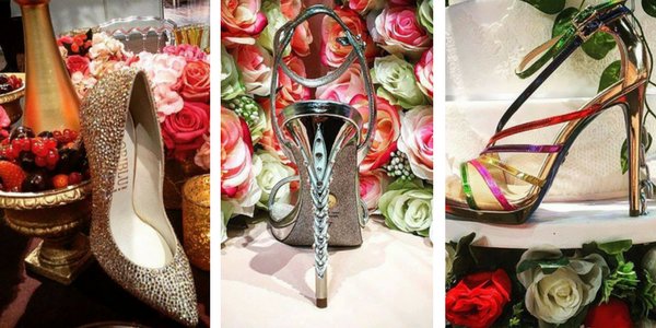 Alcune delle creazioni #Loriblu per il Grand Salon du Mariage Oriental ❤️ #fashion #MadeInItaly #weddingshoes