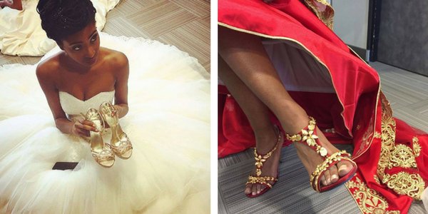 Alcune delle creazioni #Loriblu per il Grand Salon du Mariage Oriental ❤️ #fashion #MadeInItaly #weddingshoes