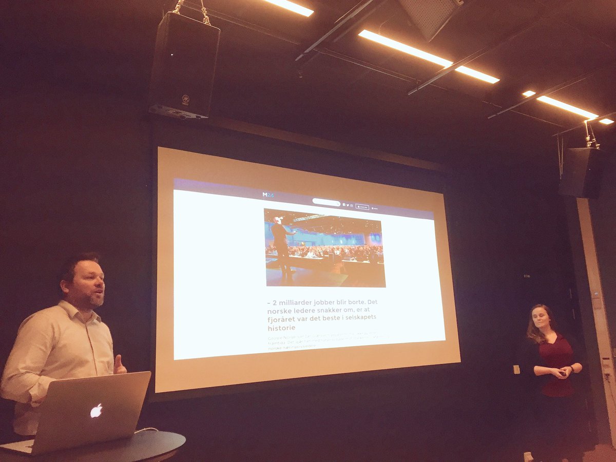 drk_mr's tweet photo. @MellingsaterCo &amp; @plosiv holder et fantastisk foredrag om com, tech og framtid i @Trondheimmarked #tmf og @MellingsaterCo two watches? :) https://t.co/1tA97qHzEE