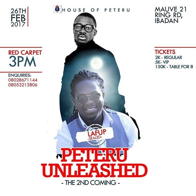 bizzybodyng's tweet photo. PETERU UNLEASHED 2ND COMING. Date: 26 Feb 2017
@lafup will be there
#BizzyBodyIsHere #BizzybodyRocks #peteruunleashed2
CC: @peterucomedy1 https://t.co/NQzMDjRxcI